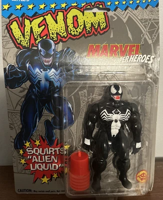 Venom Marvel Super Heroes - Squirts Alien Liquid 1993 Toy Biz Nuevo y Sellado Foto 1 de 4