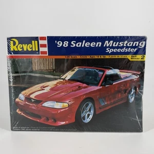 REVELL '98 SALEEN MUSTANG CONVERTIBLE SPEEDSTER, 1:25 MODEL #85-2589, SEALED BOX - Picture 1 of 8