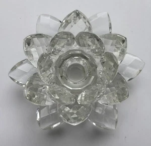 Kerzenhalter Shannon Crystal Sparkling Designs Of Ireland Lotusblume - Bild 1 von 8
