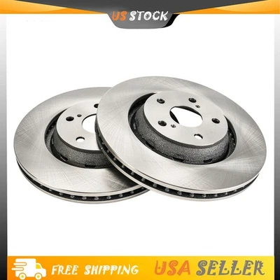 2x Rotores de freno de disco delanteros para Toyota Venza BR900758 2009-2015 435120T010 31533 Foto 1 de 4