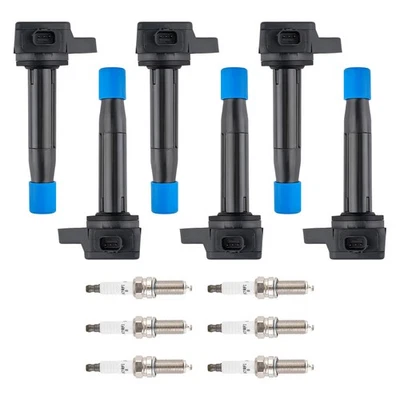 Ignition Coil Combo w/ Spark Plugs for Acura ZDX 3.7L V6 2010-2013 Direct Fit - Image 1 of 4