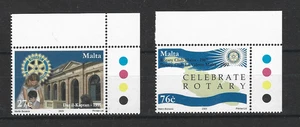 Malta  1375 - 76  Rotary International  **  (mnh) - Picture 1 of 1