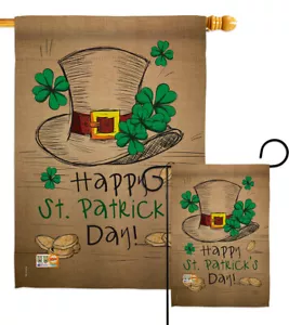 St Pat's Hat -Garden House Yard Flag Banner - Picture 1 of 13
