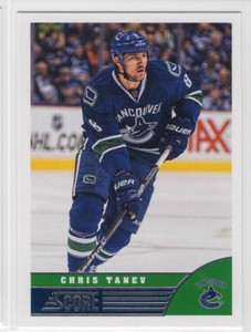 Chris Tanev 13-14 Panini Score Hockey Base Common #512 Vancouver Canucks