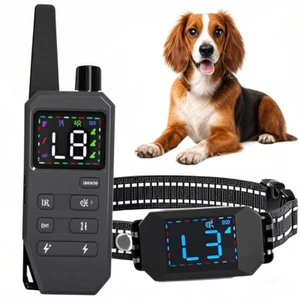 2800 FT Remote Dog Shock Collar Training Rechargeable Waterproof LCD Pet Trainer - Picture 1 of 14