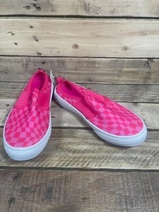 Sole Mates Damen-Sneaker fuchsia verzerrt Gingham Größe 7 pink kariert Schuhe - Bild 1 von 13