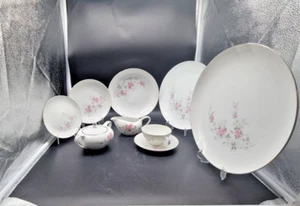 Bristol Pink Rose Fine China. 4 Place settings. No Chips,Cracks or Crazing. - Picture 1 of 13