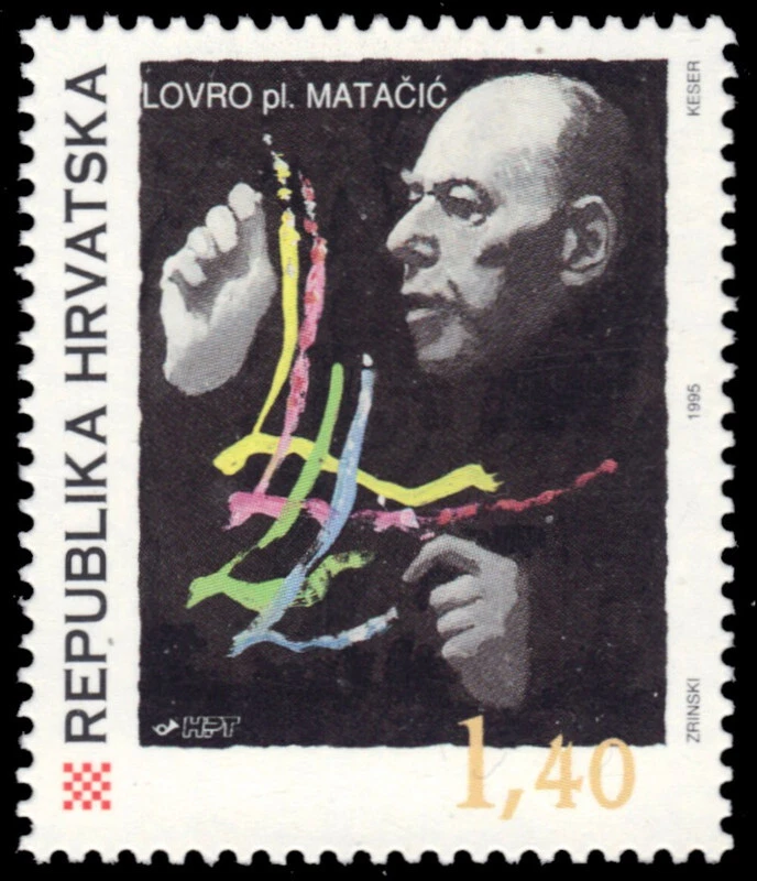 CROATIA 256 - Lovro Von Matacic "Composer" (pb90945) - Imagem 1 de 1