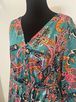 NWOT Anthropologie Boemo Maxi Dress Sz XL Hippie Peasant Boho Tiered Concert - Image 1 of 4