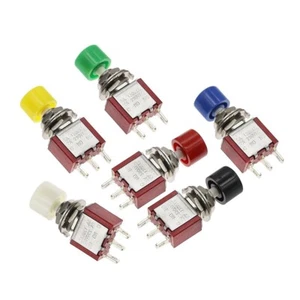 Mini Push Button Momentary Automatic Return On Off Switch 6mm 3/6pin 2 Position - Picture 1 of 19