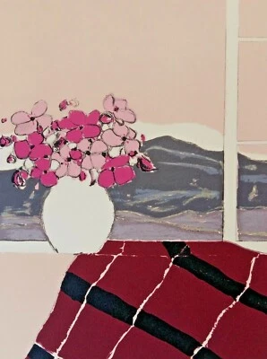 Andre VIGUD (30.11.1939) Original Lithographie PETITE FLEUR II/III (# 128/150) - Bild 1 von 4