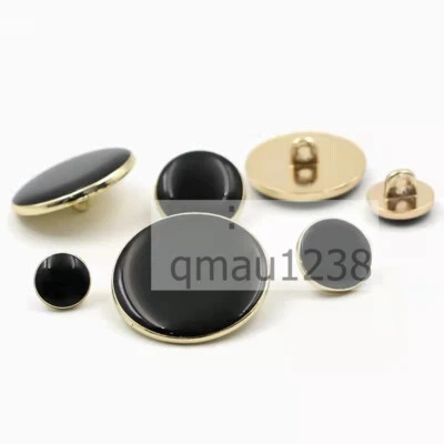 9MM-25MM METAL SHANK BUTTONS ROUND BLOUSE SUIT BLAZER CARDIGAN SEW CRAFTS DIY - Image 1 of 4