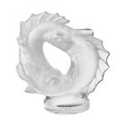 LALIQUE CRYSTAL DOUBLE FISH SCULPTURE #1162200 BRAND NIB OCEAN LARGE SAVE$$ F/SH