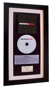INTERPOL Antics CLASSIC CD GALLERY QUALITY FRAMED+EXPRESS GLOBAL SHIPPING! - Bild 1 von 8
