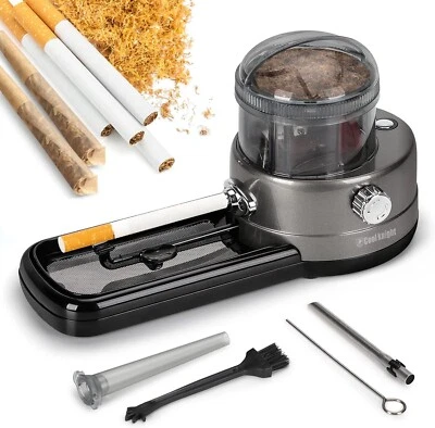 Electric Cigarette Rolling Machine, Portable Tobacco Injector Machine can Grind - Image 1 of 4