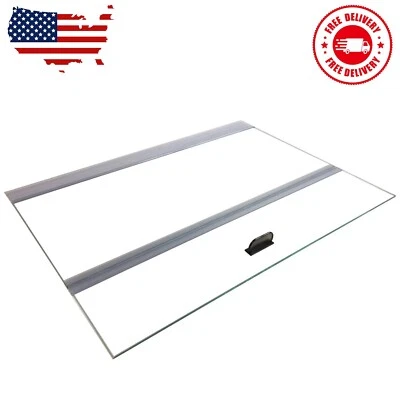 Glass Canopy 2 Piece Set for Aqueon All Glass 75/90/110 Gallon 48X18 Aquarium