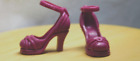 BARBIE DOLL SHOES / CLOSED TOE / FASHION ANKLE / DESIGN FRONT / MAROON G53