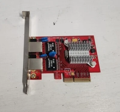 Rosewill RC-401-Dual-EX Dual Gigabit Ethernet Network Adapter Card PCIE 4x  - Image 1 of 3