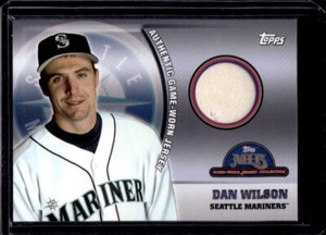 2005 Topps Opening Day Dan Wilson Game Worn Jersey #47 Seattle Mariners