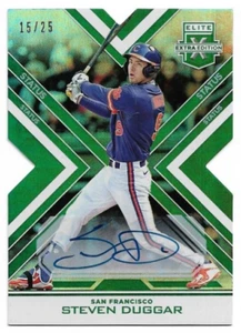 2016 Elite Extra Edition Autograph Status Emerald Die Cut Steven Duggar Auto /25 - Picture 1 of 1