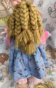 Cabbage Patch Doll Kid Coleco VINTAGE Blond Blue Eyes Reduced Was 137.00 - Picture 1 of 22