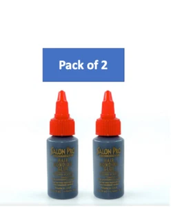 2 pegamento adhesivo para extensión de cabello Salon Pro 1 Fl oz (30 ML) PEGAMENTO NEGRO - Imagen 1 de 2