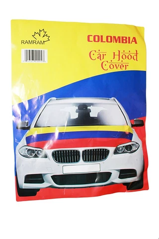COLOMBIA CAR HOOD COVER FLAG WORLD CUP  40' x 50' Inches Cover