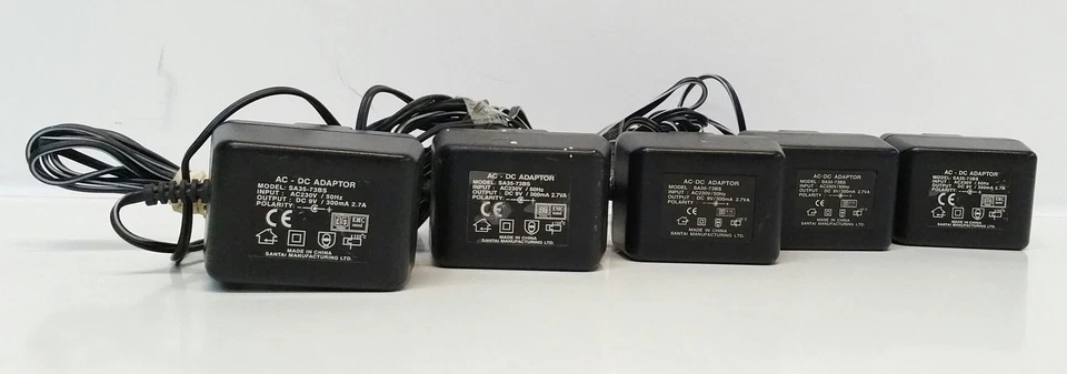 Restposten 5x AC/DC Adapter SA35-73BS 9V/ 300mA - Bild 1 von 4