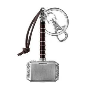 Marvel Avengers Thor Hammer Pewter Keyring Monogram - Picture 1 of 1