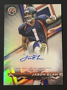 2023 Topps Composite Jason Elam Auto Resurgence Signatures #RA-JEL Broncos - Bild 1 von 2
