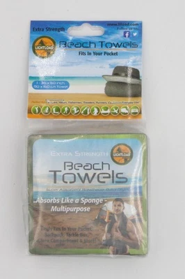 Toallas de playa Lightload comprimidas de secado rápido X fuertes 36x60 pulgadas 5 oz. Foto 1 de 2