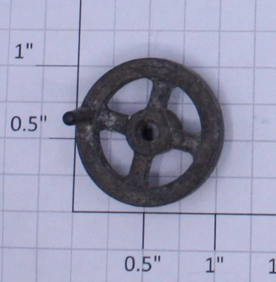 Lionel 6460-12 O Gauge Crane Car Cable Reel Open Spoke Handwheel - Image 1 of 2