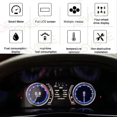 LCD Gauge Cluster Speedometer for Toyota Land Cruiser LC100 Lexus LX470 2002-07 - Image 1 of 4