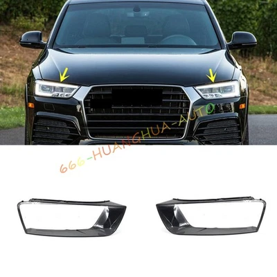 Cubierta de lente transparente de ambos faros laterales + sellador para Audi Q3 RSQ3 2016-2018 Foto 1 de 4