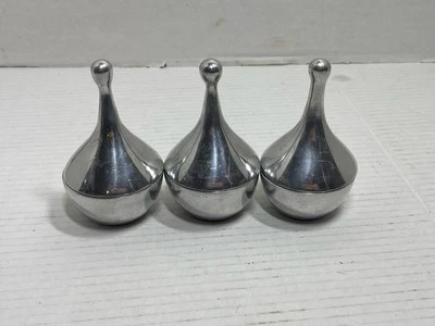 3x Mini Nima Oberoi Lunares Greco Covered Vessel Sand Cast Aluminum Serve Ware - Image 1 of 4