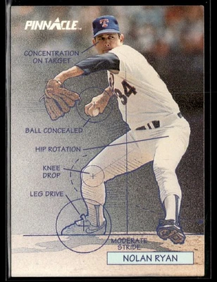 1992 Pinnacle #618 Nolan Ryan Baseball Card 3802E - Image 1 of 2
