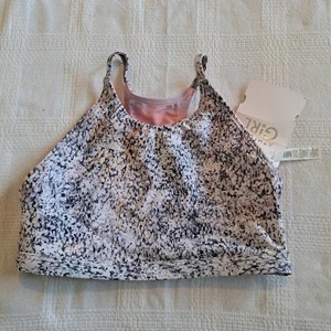 Athleta girls size 12 or Large reversible bikini swim top NWT - Picture 1 of 3