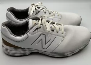 Neu New Balance Golf Brighton Schuhe weiß/braun Größe 14 M - Bild 1 von 12