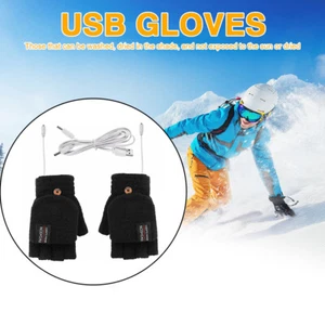 BIOSA Beheizte Handschuhe F?ustlinge, USB Heizung Stricken Handschuhe mit Verste - Bild 1 von 6
