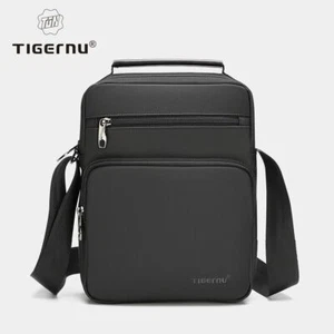 Men Shoulder Bag 9.7 inch Waterproof Lightweight Business Travel Messager Bag - Picture 1 of 10