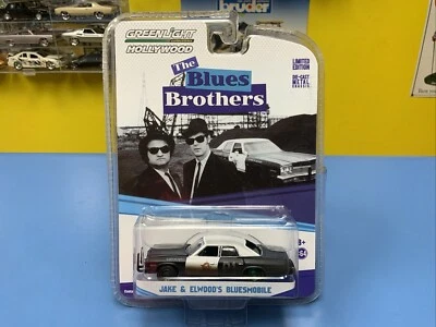 GREENLIGHT  BLUES BROTHERS JAKE & ELWOOD'S BLUESMOBILE GREEN MACHINE NEW - Image 1 of 4