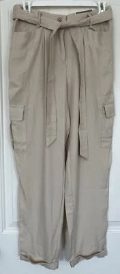 Pantalones Chicos Talla 0/4 Ultimate Fit Pantalones al Tobillo Corbata Cintura Elástica Puños Carga Foto 1 de 4