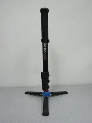 Benro A48FD Series 4 Aluminum Monopod with 3-Leg Locking Base - Max Ld 44.1 lb - Image 1 of 4