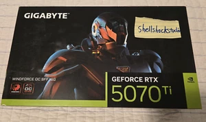 GIGABYTE RTX 5070 Ti WINDFORCE OC SFF 16GB 96 ROPS (Serial Number Recorded) - Imagen 1 de 15