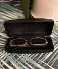 Versace 1082-B 1060 Eyeglasses Frames Rectangular Brown silver W Case Estate Lot