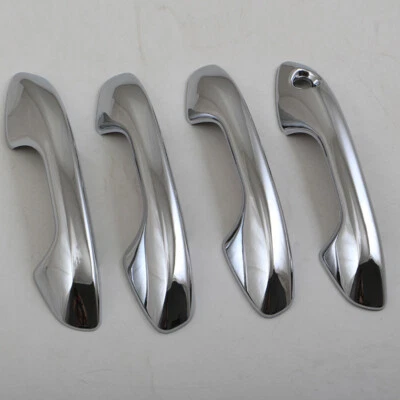 Para Kia 2017-2022 RIO Rio modificación coche plata manija puerta cubierta moldura Foto 1 de 4