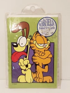 Garfield Folded Note Cards NEW 8 Cards The Cat - Picture 1 of 2