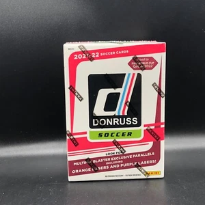 2021-22 Panini Donruss Soccer Blaster Box FIFA World Cup Qatar 11 Packs 88 Cards - Picture 1 of 4