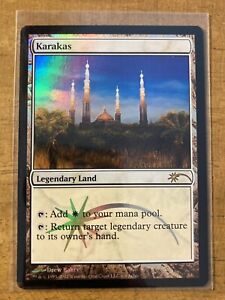 MTG✨Judge Promo KARAKAS FOIL✨Judge Promos MINT RARE Land 2012 Baker Art UNPLAYED