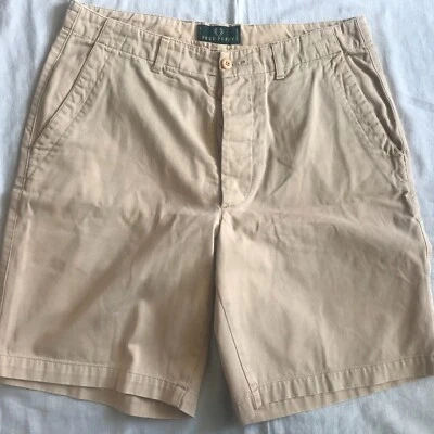 FRED PERRY ITALIAN MEN'S KHAKI BERMUDA SHORTS SZ 48 ITA / 32 US Foto 1 de 4